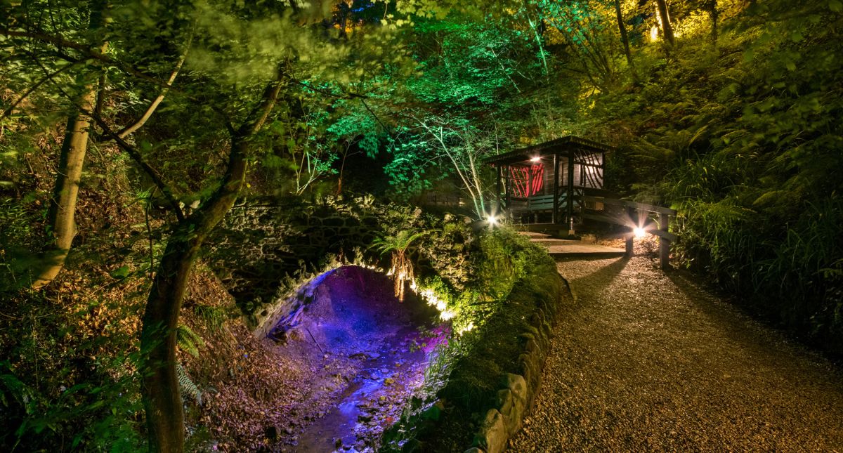 Shanklin Chine at night, Isle of Wight